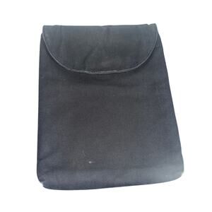 Baggu Black Canvas Pouch Organizer Travel Tech Case Minimalist